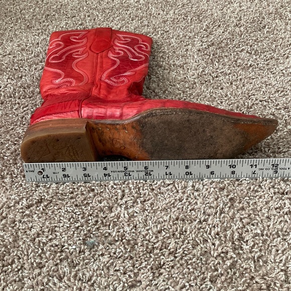 Handmade Los Altos Genuine Crocodile Cowboy Boots - like NEW (size 7.5) - Picture 14 of 16